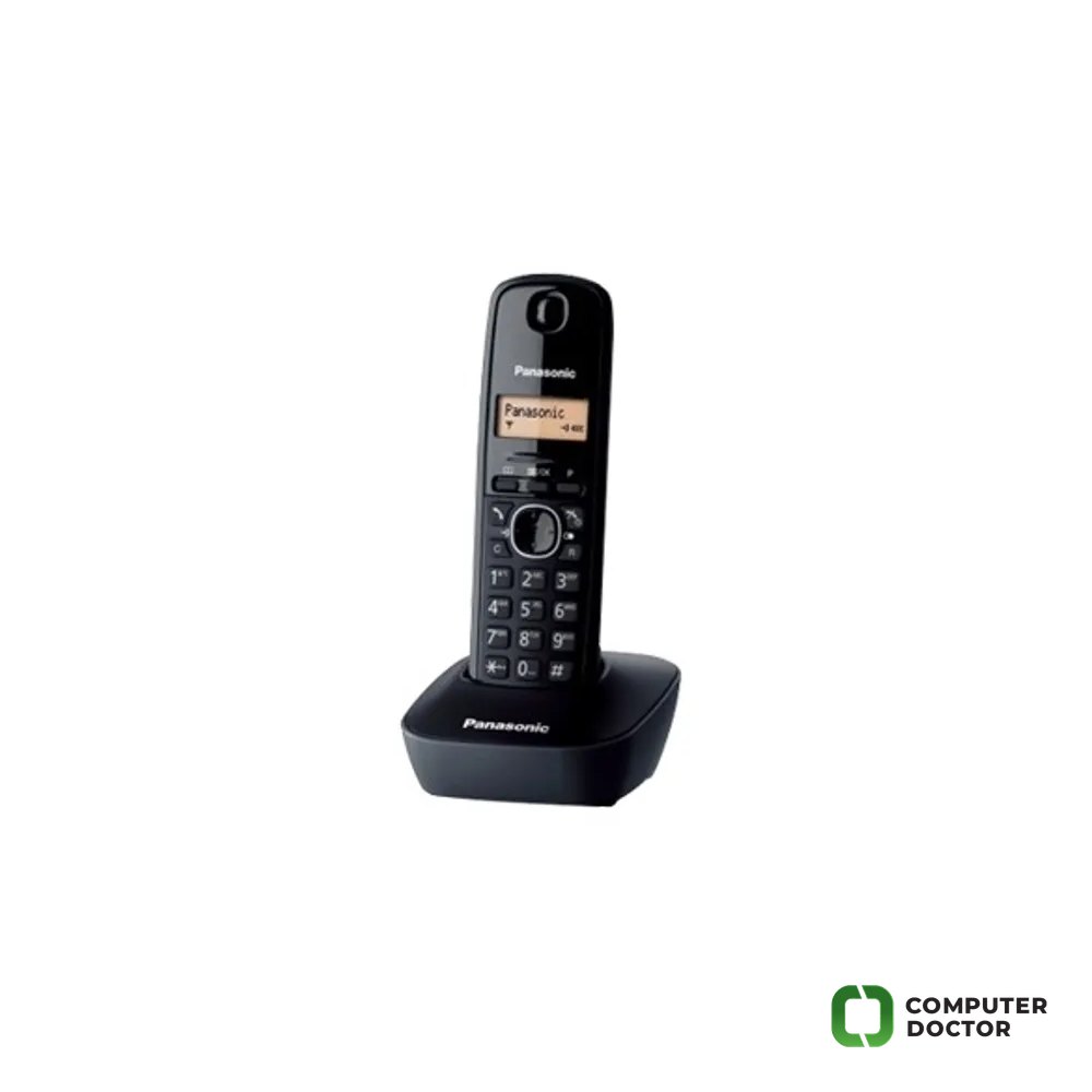 PANASONIC Fiksni telefon DECT KX-TG1611FXH crni