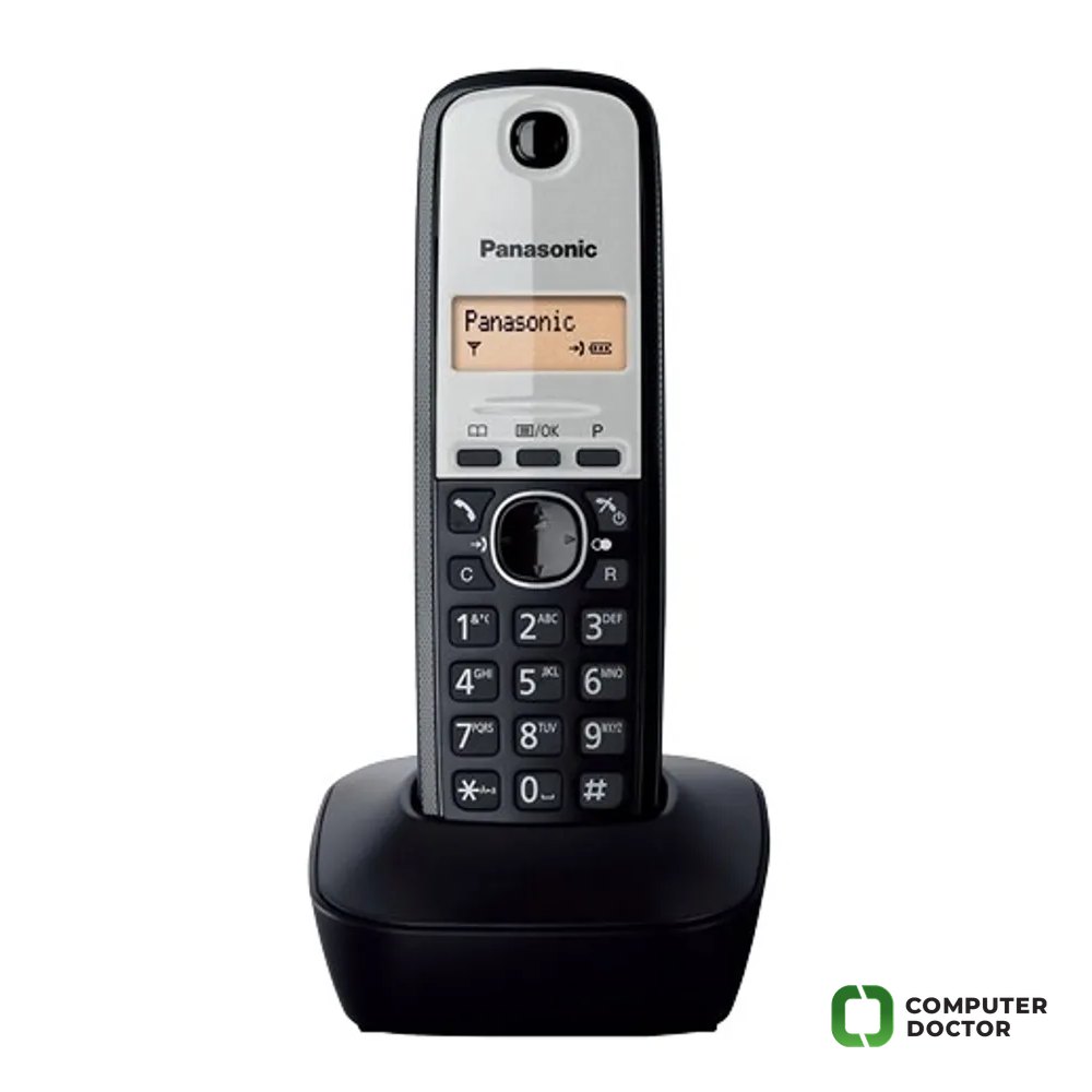 PANASONIC Fiksni telefon DECT KX-TG1911FXG crno-srebrni