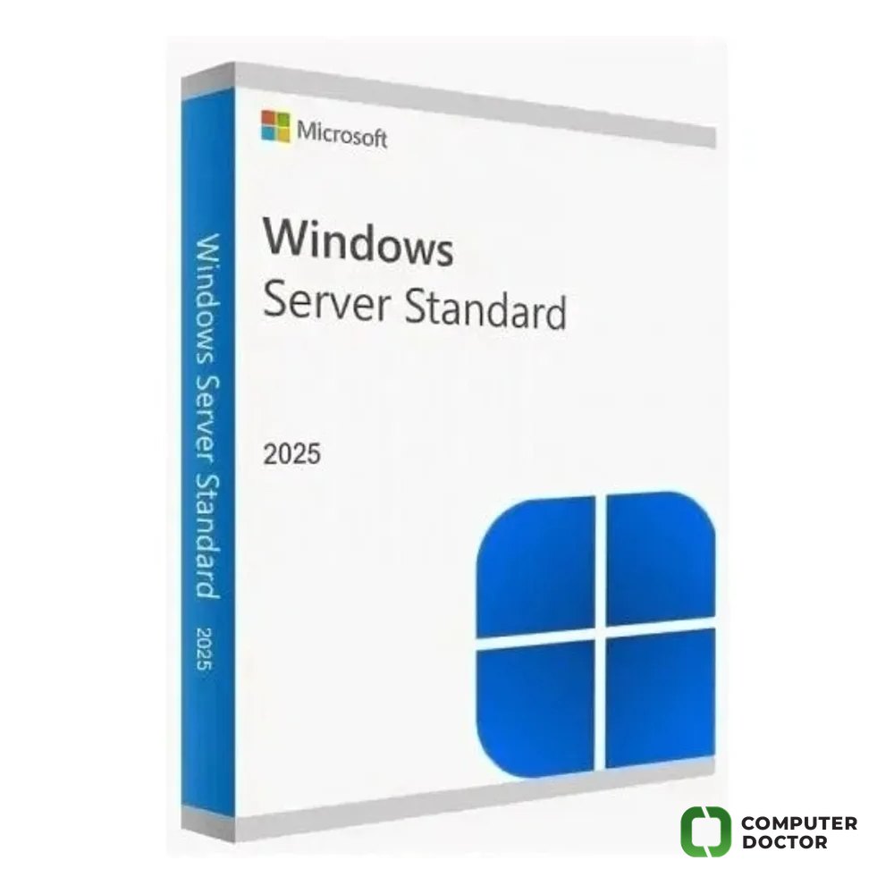 Microsoft Windows Server Standard 2025 64Bit English 1pk DSP OEI DVD 16 Core IS