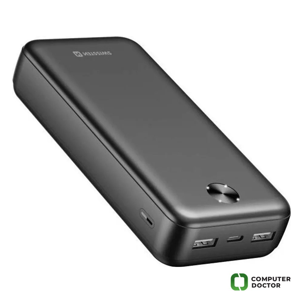 Swissten POWER BANK 20000 mAh WORX PRO BLACK
