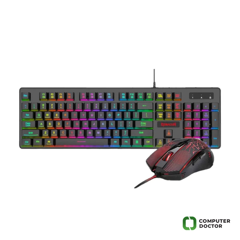 Redragon Combo set 2 in 1 S107 K512-RGB Keyboard & Wired Mouse