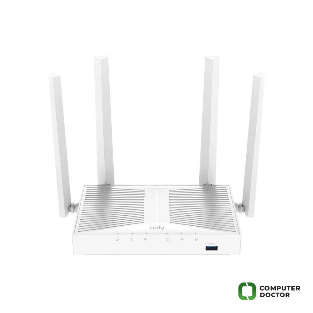 CUDY Router WR1300S AC1200 Gigabit Mesh USB