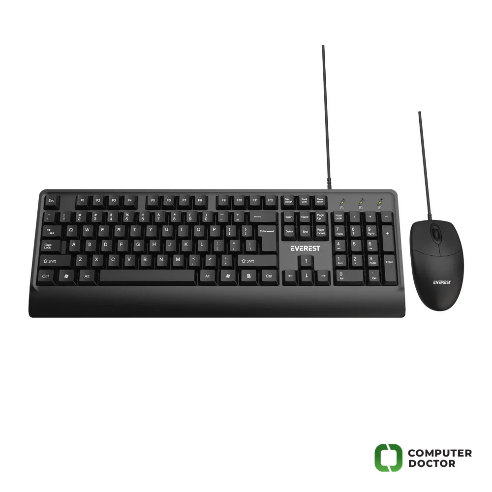 Everest SET tastatura i mis KM-619 US Layout