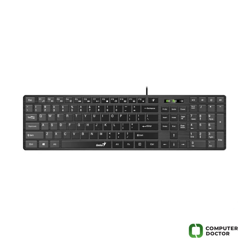Genius Tastatura SlimStar 126,USB, BLK, US