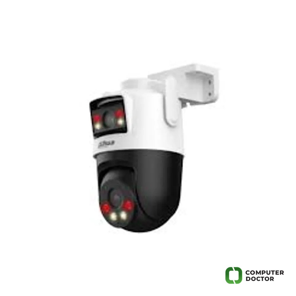 Dahua Kamera 3+3MP DH-P3D-3F-PV-4G-EAU-0400B 4G Dual-Lens PT, Smart Dual Light, objektiv 4 mm + 4 mm, IR/LED domet do 30 m, ugrađen mikrofon i zvučnik, dvosmjerna audio veza, DWDR, AI detekcija ljudi/vozila, Auto Tracking, MicroSD do 256GB, 4G LTE, napajanje 12VDC, IP66