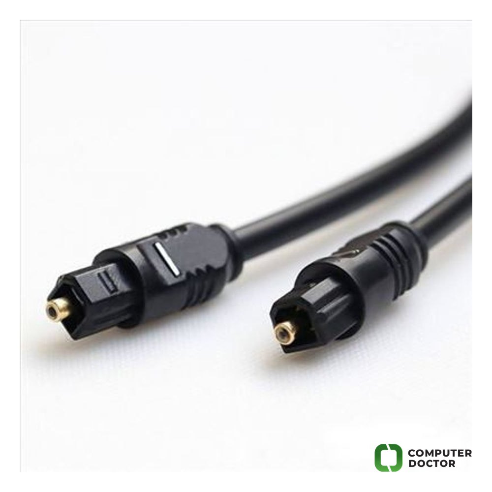 E-GREEN Kabl Optički Audio 2.2mm sa Toslink konektorima M/M 5m crni