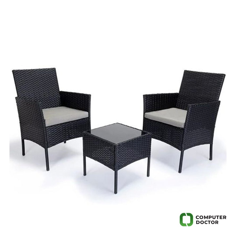 JHA-323 Baštenski trodelni set Tamnosivi