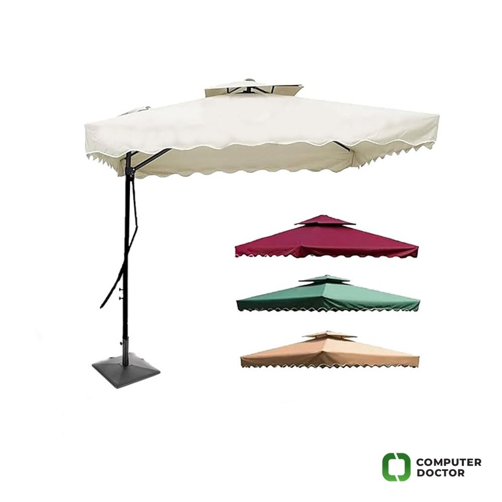 JHA-607 Baštenski suncobran Beli