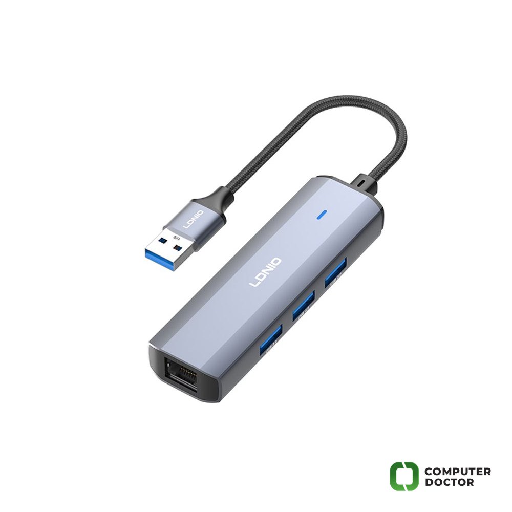 DS-124U Multifunkcionalni adapter 4 in 1 sivi