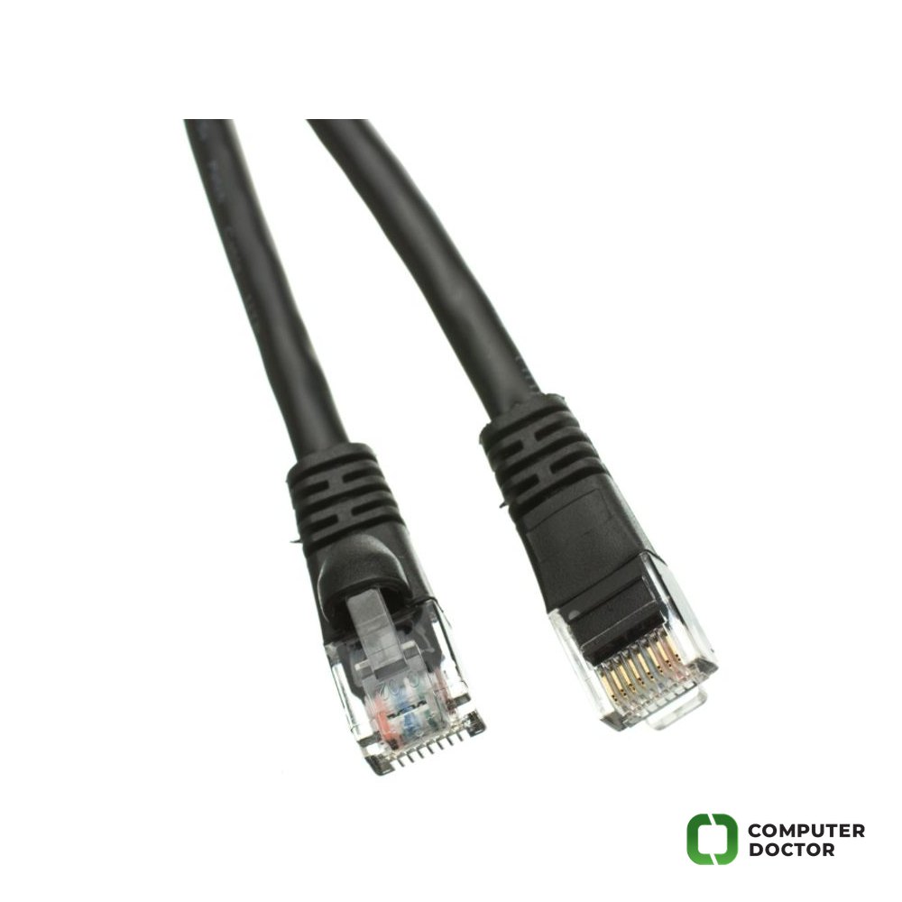 Kabl UTP patch Cat5e 10m crni