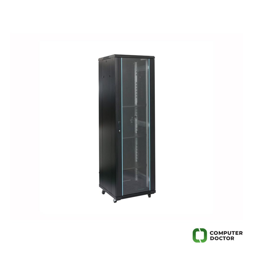 Rack orman samostojeći, 32U, 600x600, perforirana vrata (pakovanje od 3 kutija)