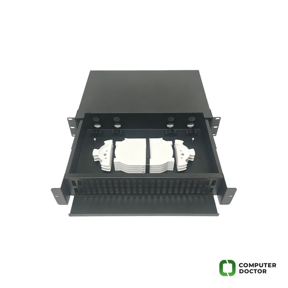Fiber patch panel/48-port/2U/SC/DX