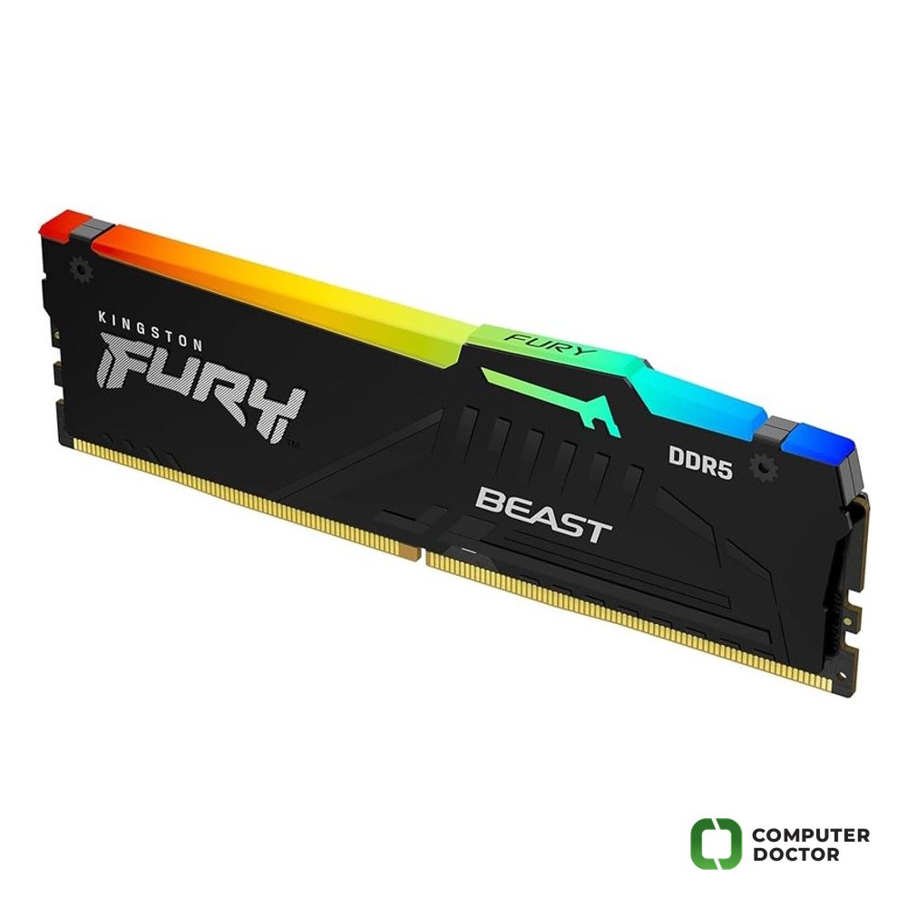 DIMM DDR5 16GB 6800MT/s KF568C34BBEA-16 FURY Beast Black RGB EXPO