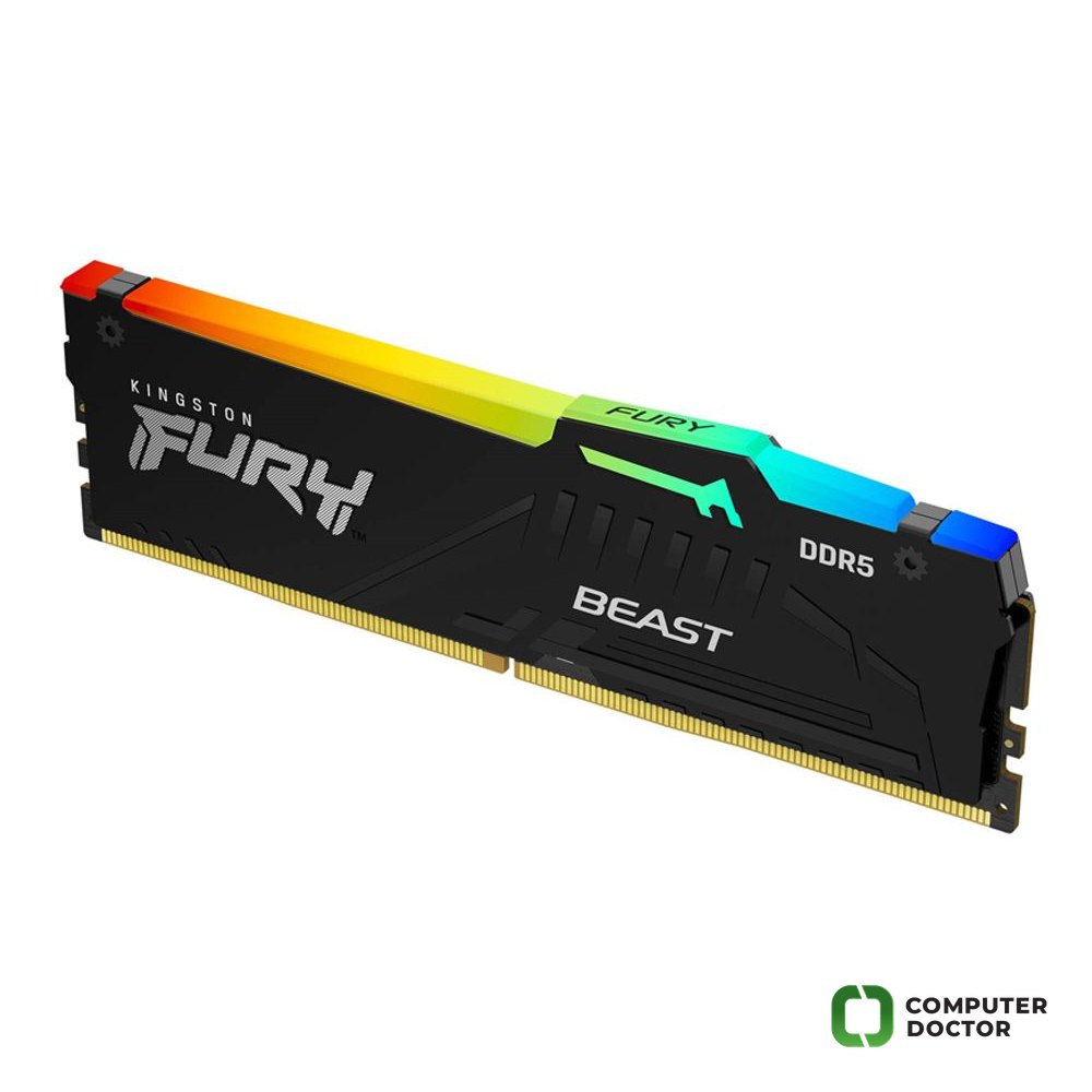 DIMM DDR5 32GB 5600MT/s KF556C36BBE2A-32 FURY Beast Black RGB EXPO