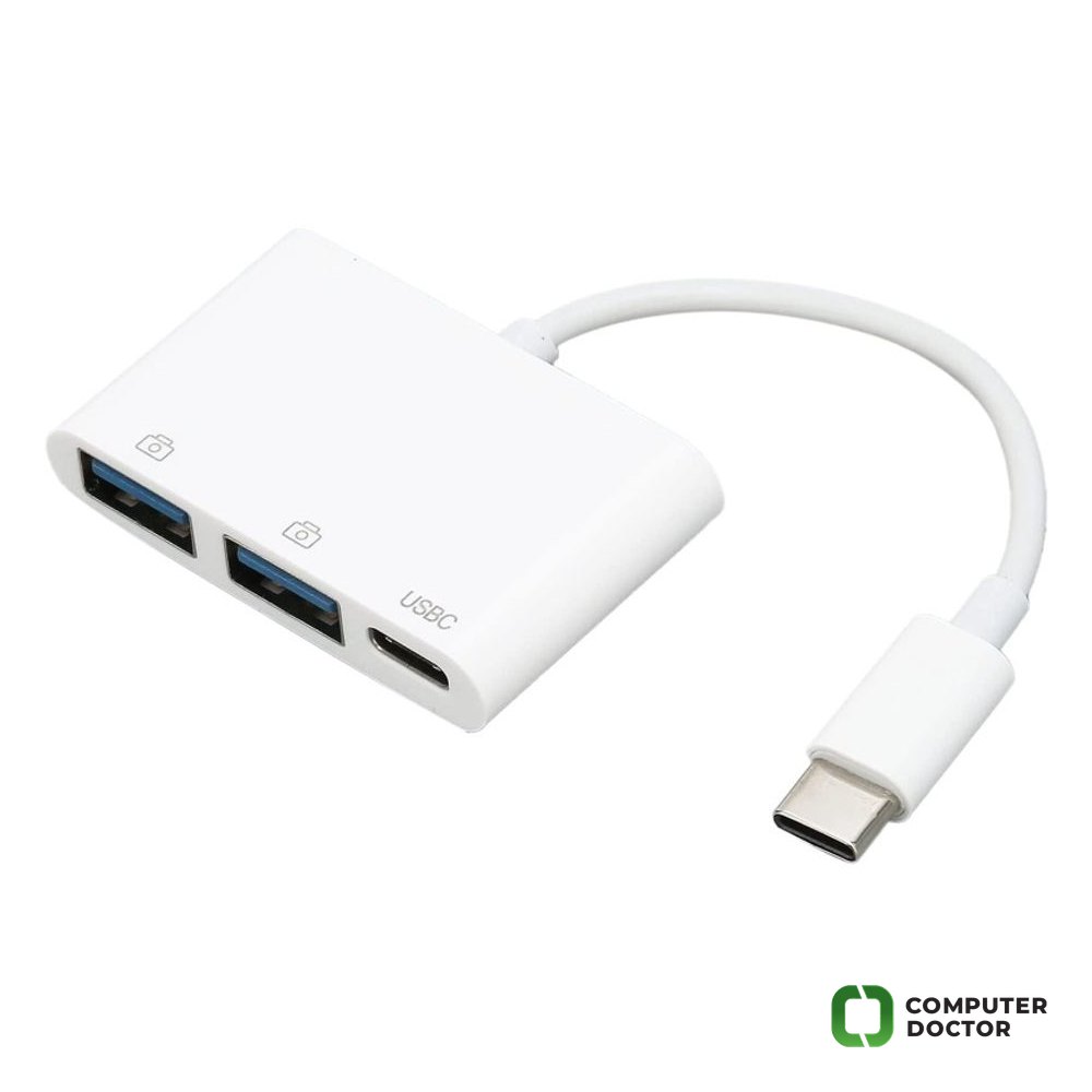 Adapter TIP-C na 2xUSB+TIP-C
