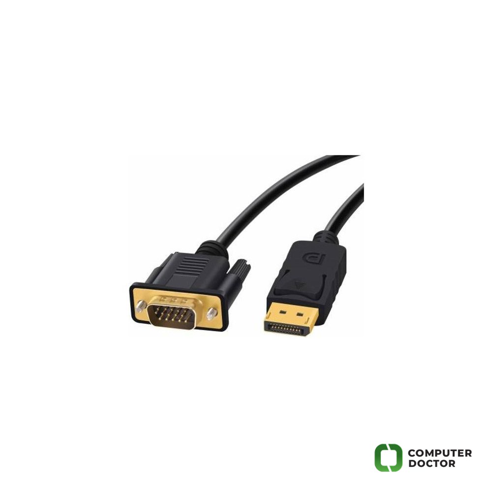 Kabl Display Port na VGA (m/m) 1.8m