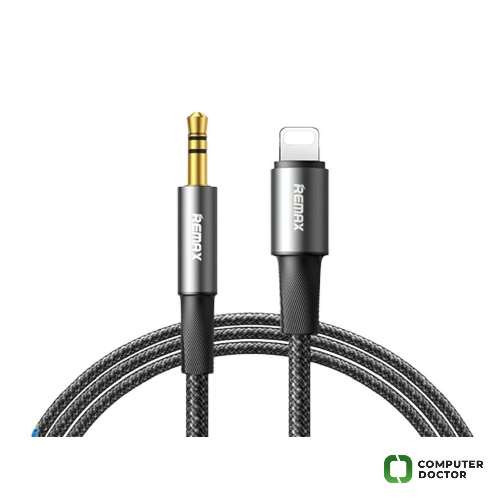 Audio kabl CB08i Lightning na 3.5mm stereo crni