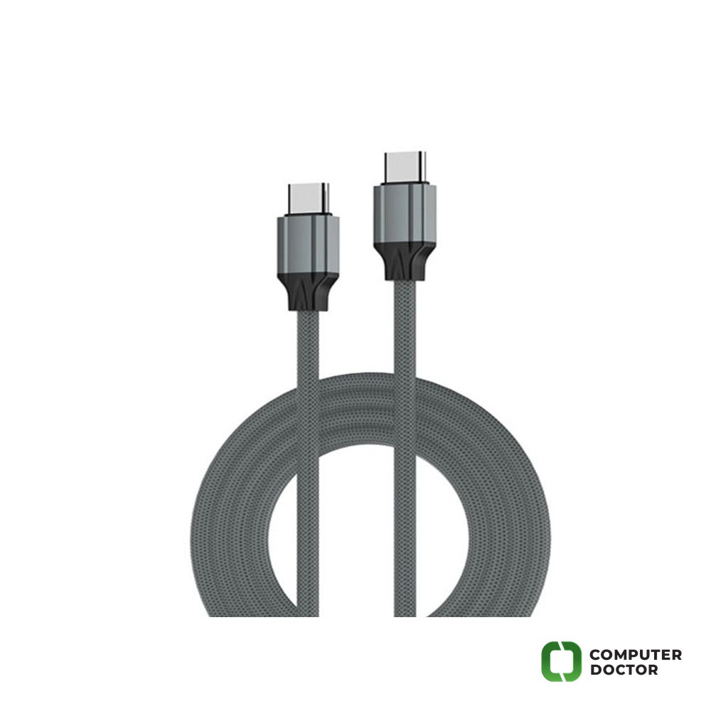 LC441C USB TIP C na Tip C 100W kabl sivi