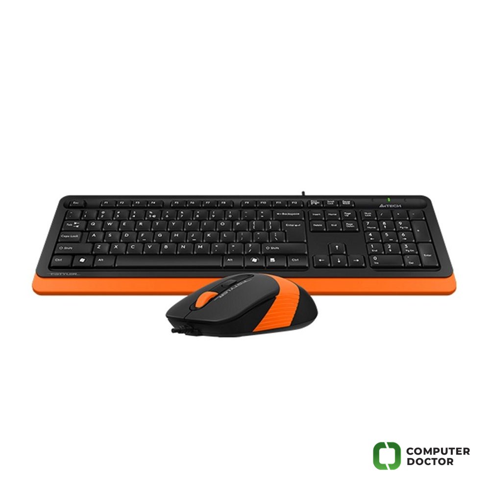 F1010 FSTYLER USB US narandžasta tastatura + USB narandžasti miš