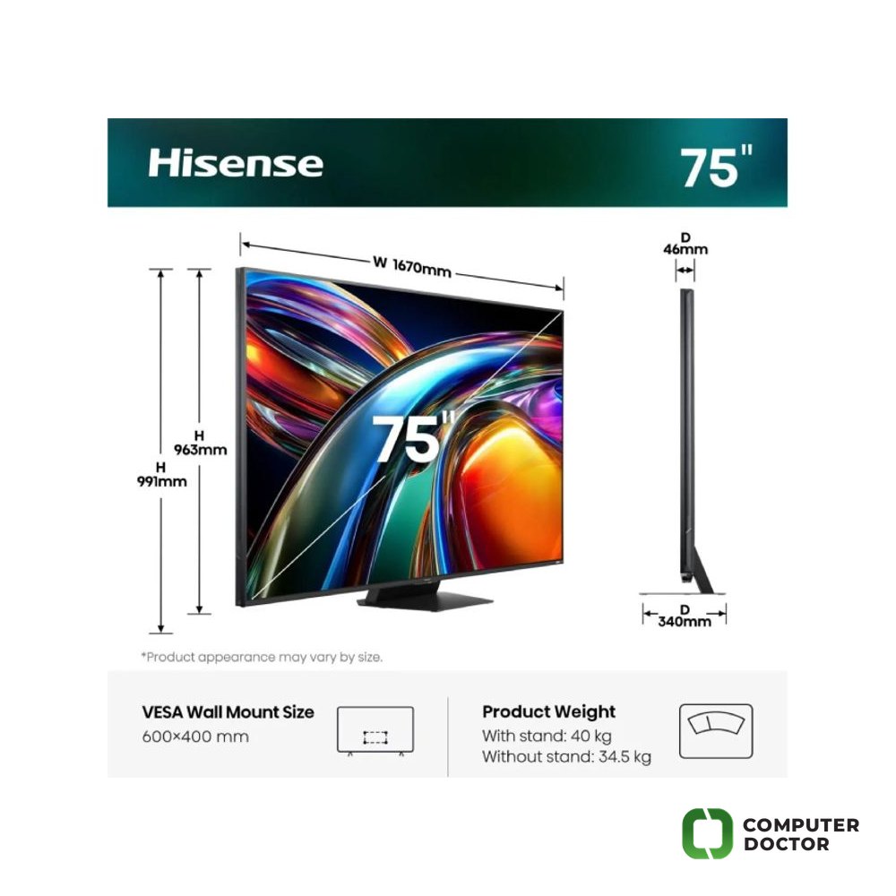 75 inča 75UR9S ULED RGB Mini LED 4K UHD Smart TV