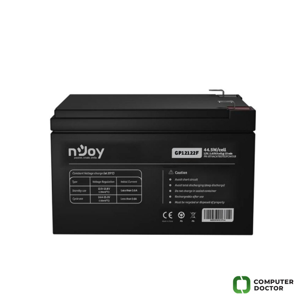 GP12122F baterija za UPS 12V 12Ah (BTVACATBDTE2FCW01B)