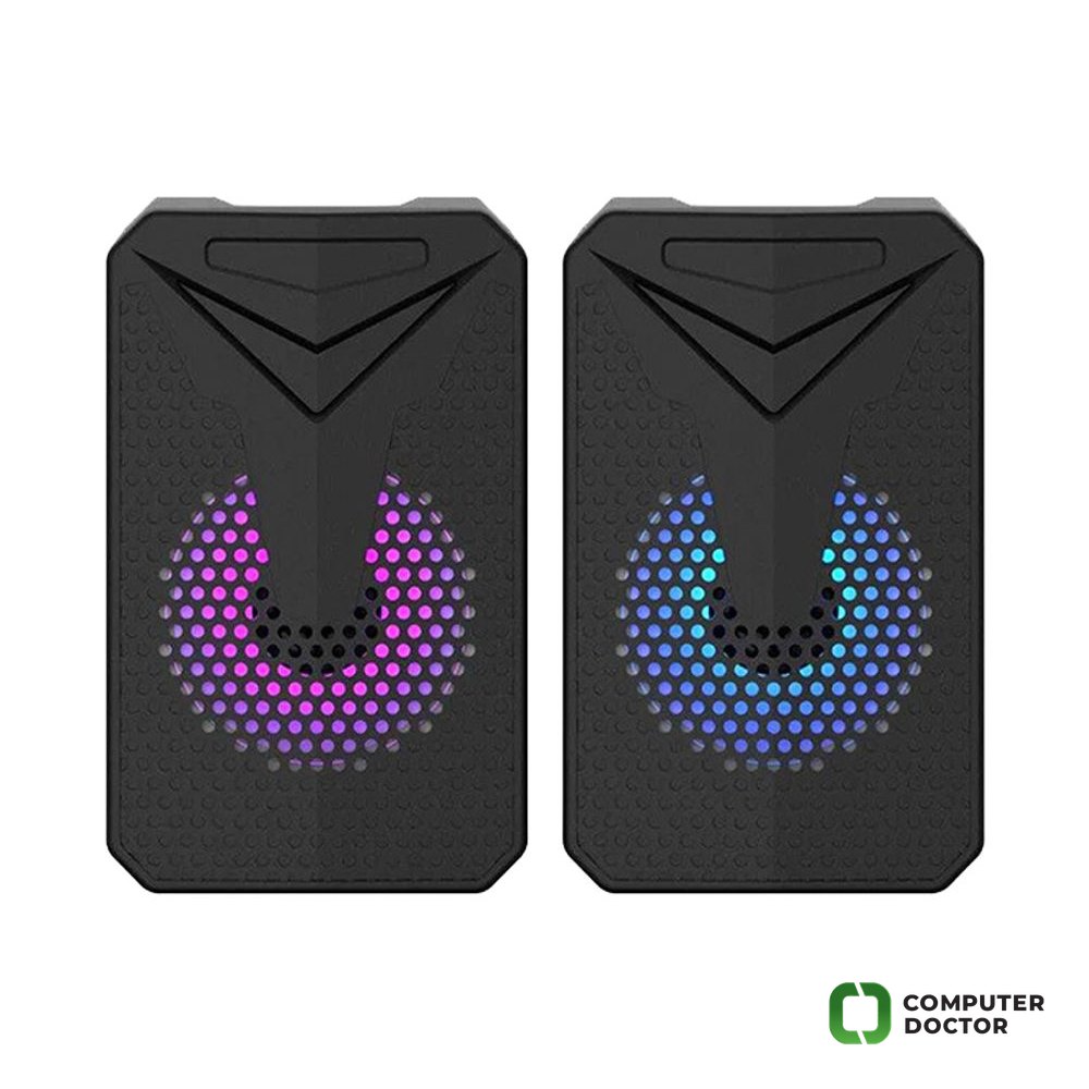 E-005 USB RGB zvučnici crni
