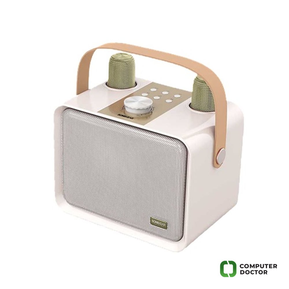 iOX K600 Souffle zvučnik Bluetooth v5.3 | AUX, TF kartica i USB reprodukcija | Vrijeme reprodukcije 6 sati | Stereo zvuk | Magic Sound Transform | Bežični mikrofon s podešavanjem echo-a | Uključuje 2x bežični mikrofon.