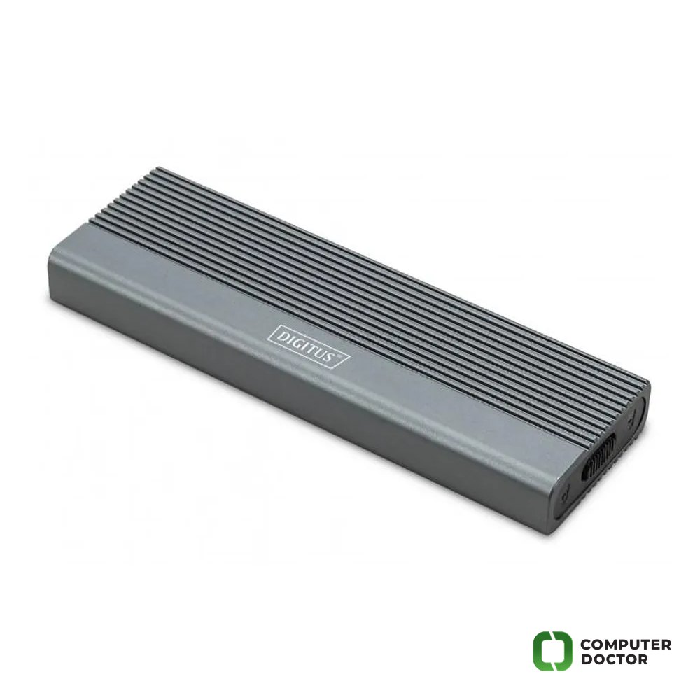 Digitus USB kućište za M.2 hard disk SSD, external, NVMe + SATA, 10Gbps (NVMe) 6 Gbps (SATA),USB3.1 Gen2, aluminum, toolfree